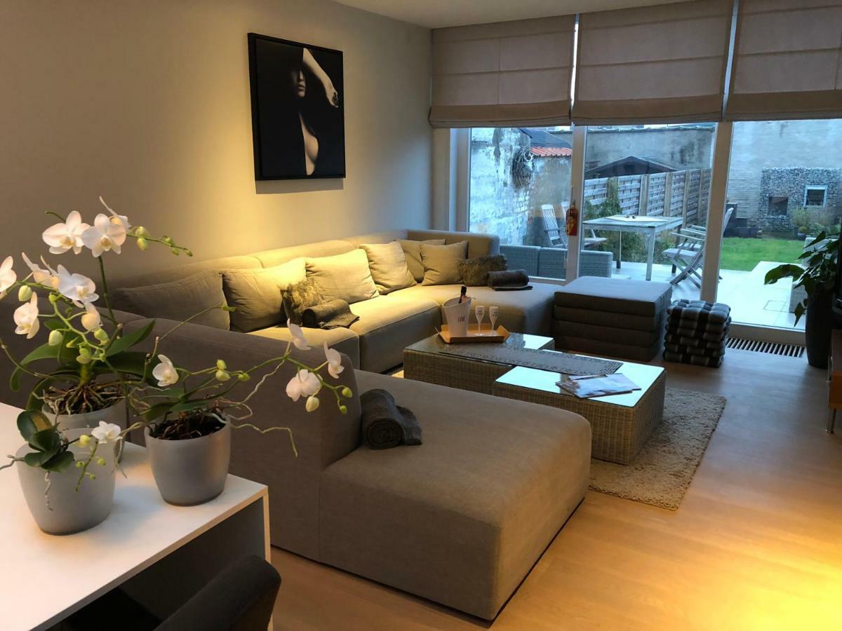 Home Bruges Cosy Comfort Modern Couple Privacy Walking Distance City Center Kitchen Terrace Garden Ngoại thất bức ảnh